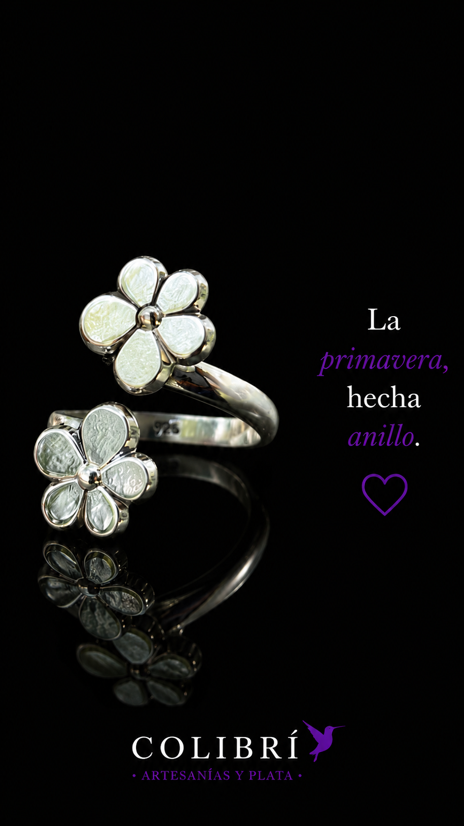 Anillo Dúo de Margaritas