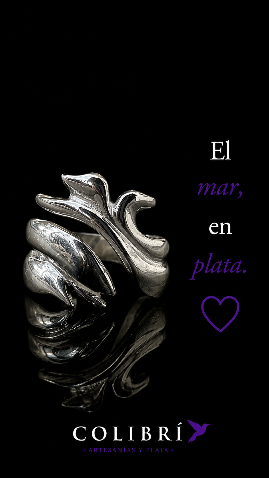 Anillo Olas del Mar