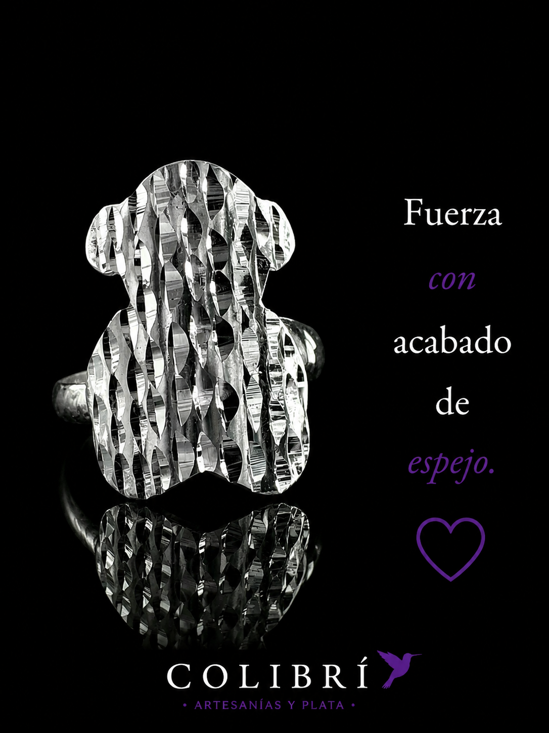 Anillo Oso Espejo