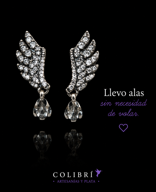 Aretes Ala de Ángel
