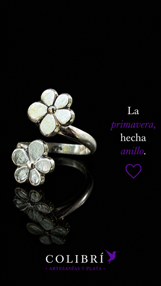 Anillo Dúo de Margaritas