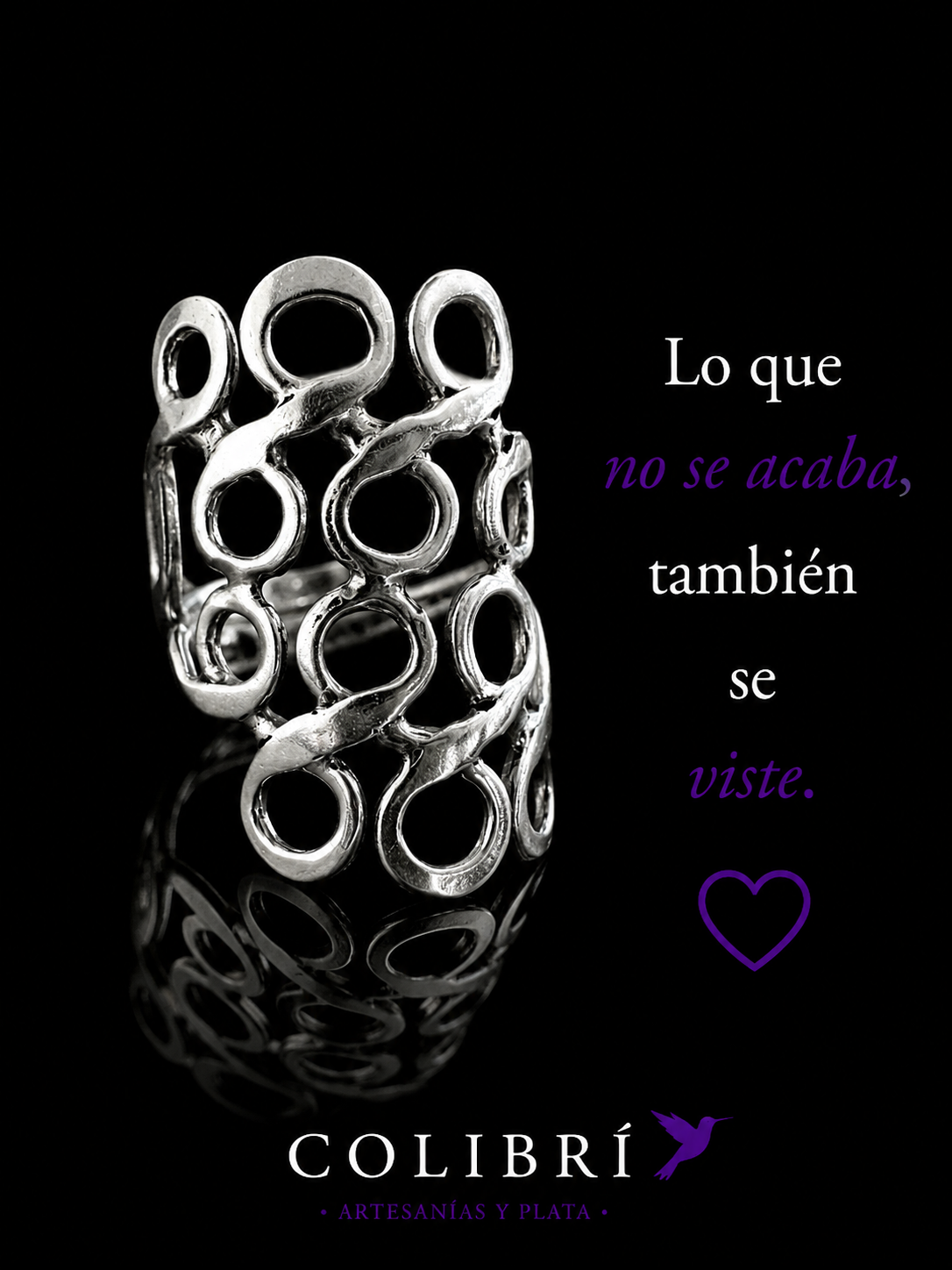 Anillo Infinitos Entrelazados