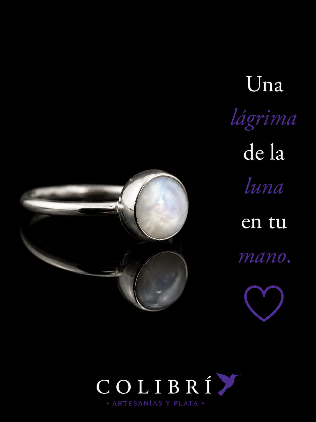 Anillo Perla Solitario