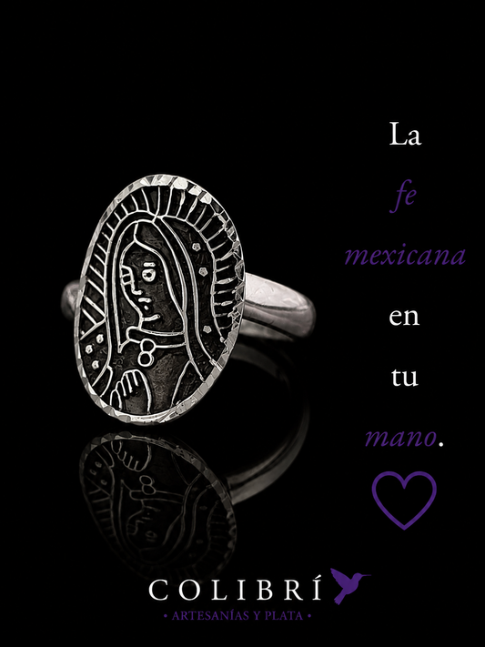 Anillo Virgen de Guadalupe Ovalado