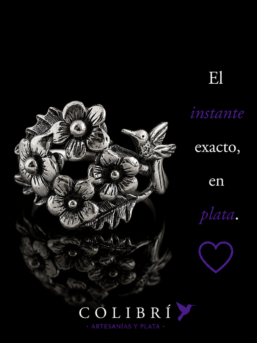 Anillo Colibrí Momento Perfecto