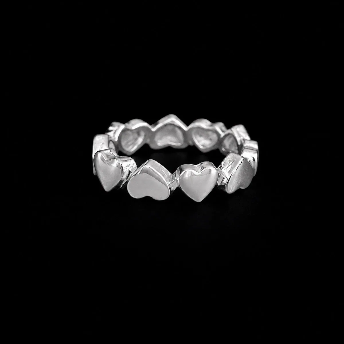 Anillo Corona de Corazones