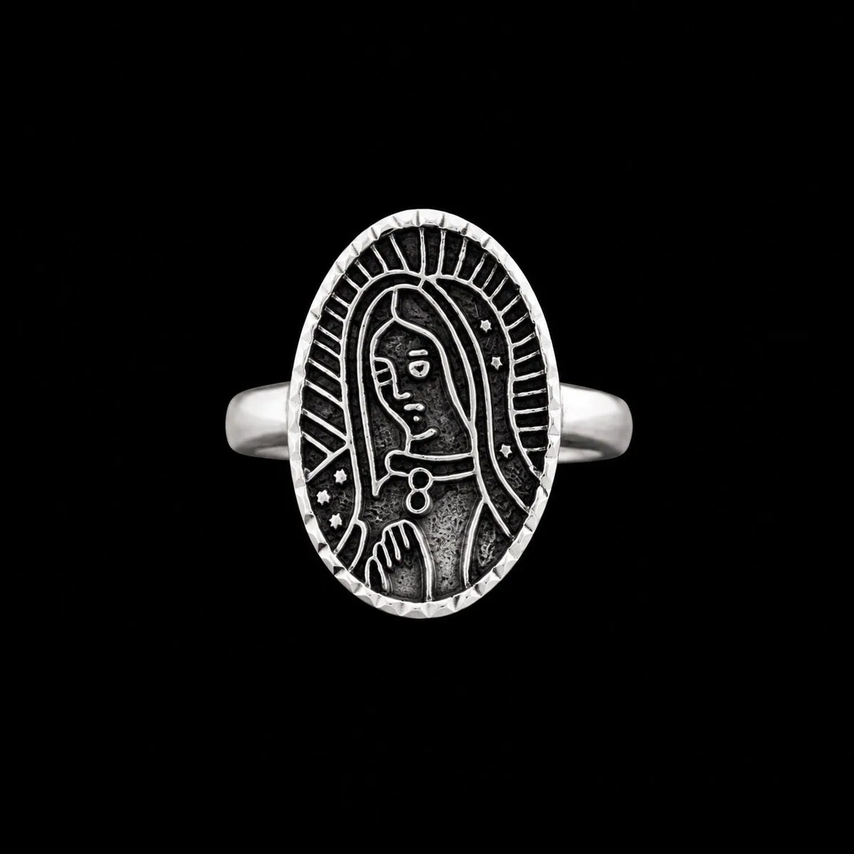 Anillo Virgen de Guadalupe Ovalado