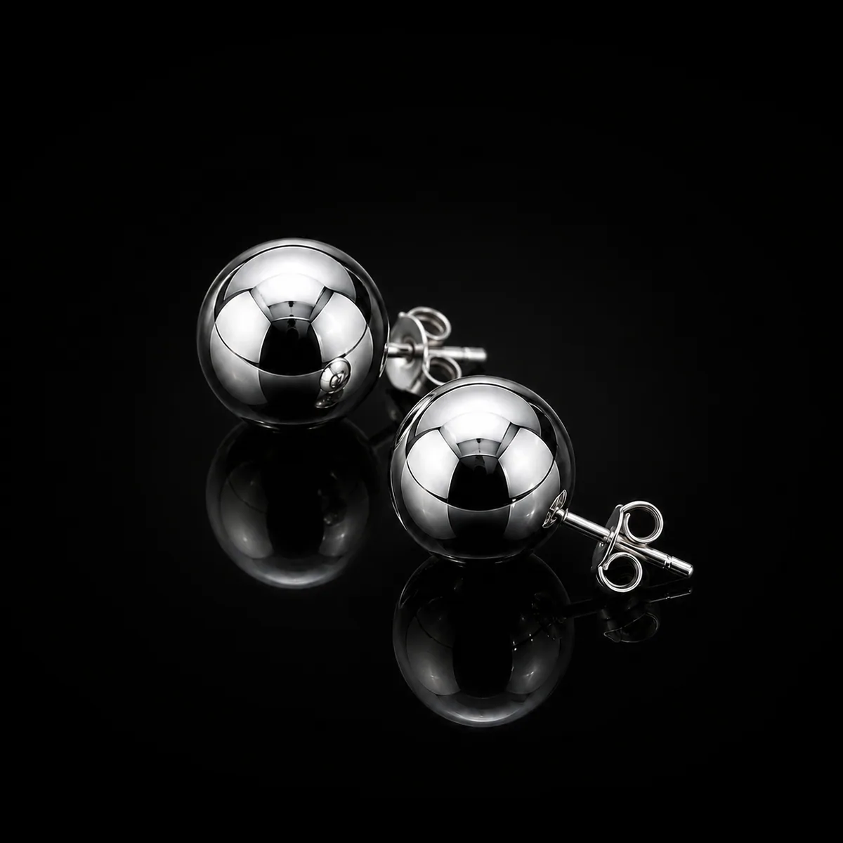 Aretes Bola de Plata