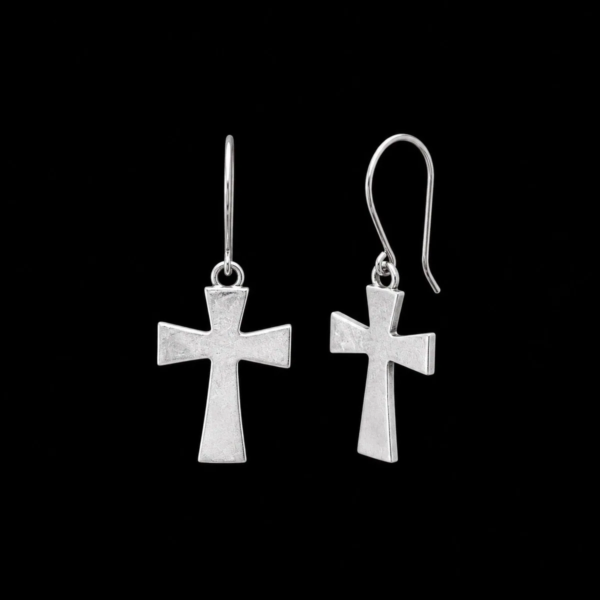 Aretes Colgantes Cruz Heráldica