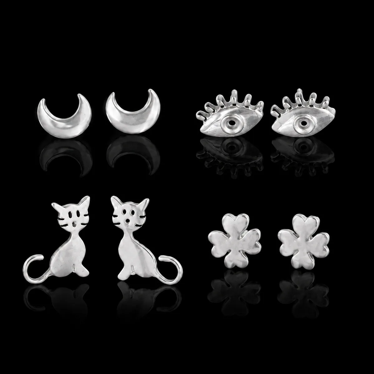 Aretes Figuritas de Plata