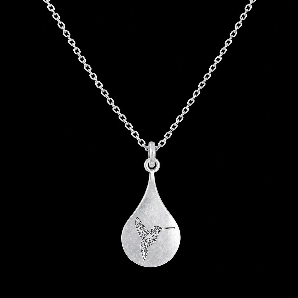 Dije Colibrí en Gota