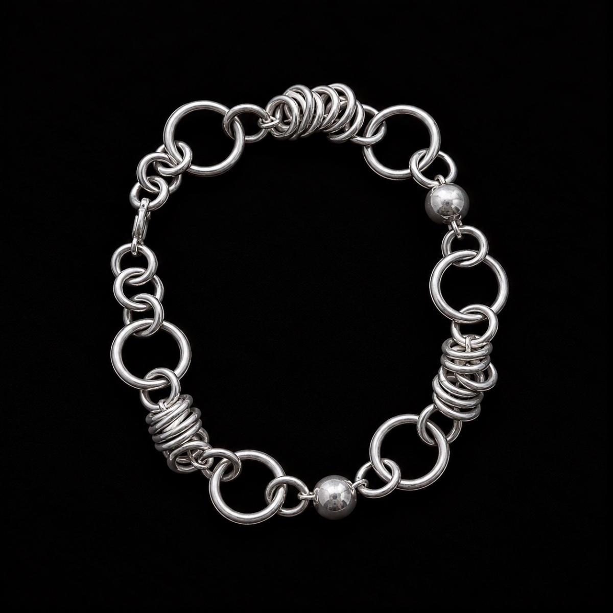 Pulsera Argollas Colgantes