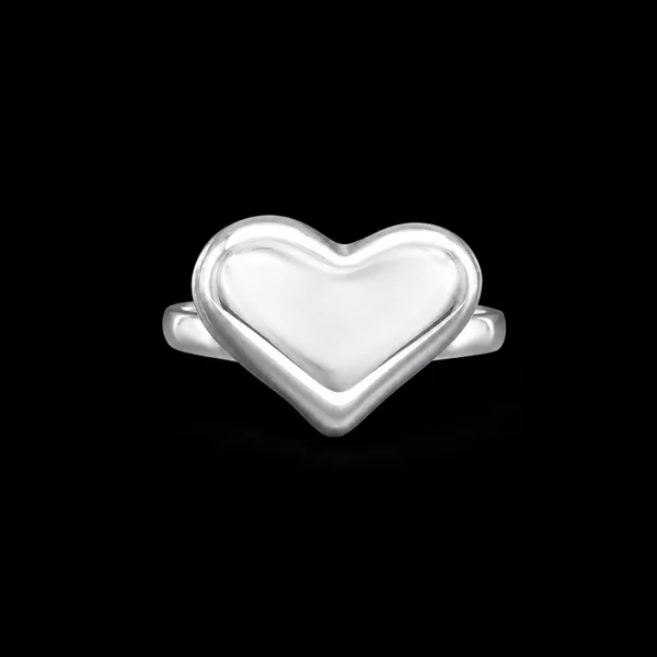 Anillo Corazón Plano