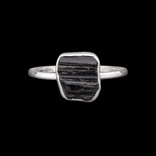 Anillo Solitario de Turmalina