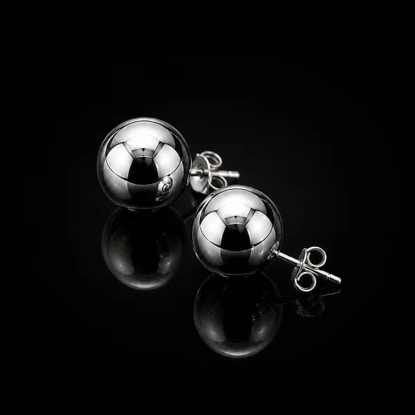 Aretes Bola de Plata