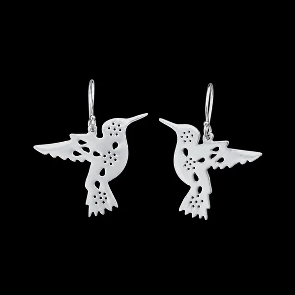 Aretes Colgantes Colibrí Grande