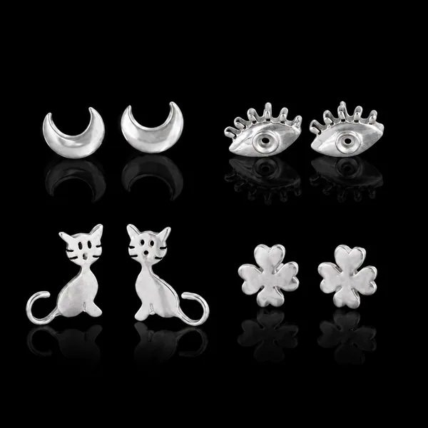 Aretes Figuritas de Plata