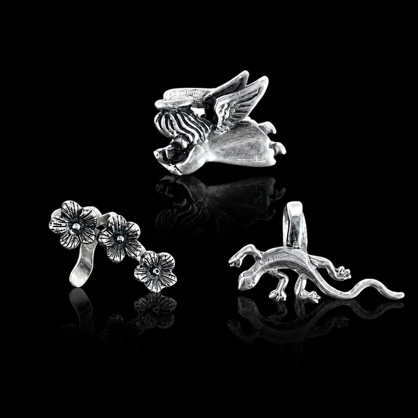 Aretes Grapa Artesanal