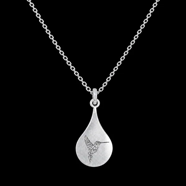 Dije Colibrí en Gota