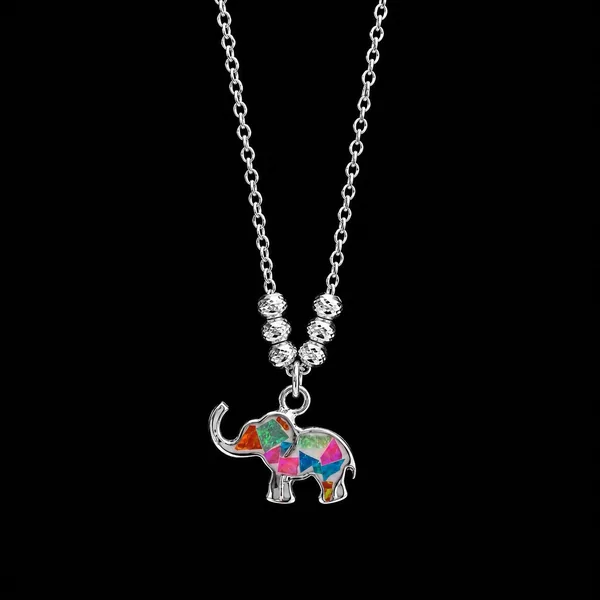 Gargantilla Ópalo Elefante Varios Colores