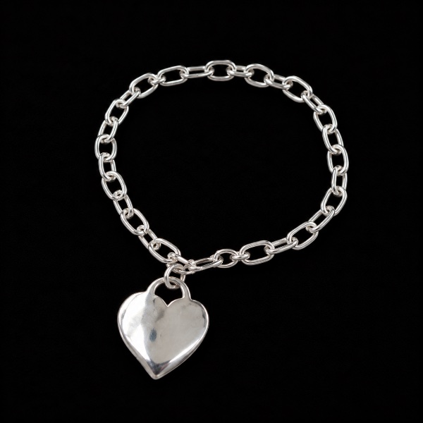 Pulsera Corazón Plano