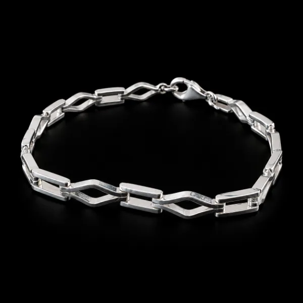 Pulsera Eslabón Geométrico