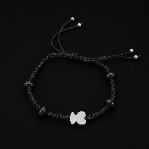 Pulsera Estilo Tous Obsidiana